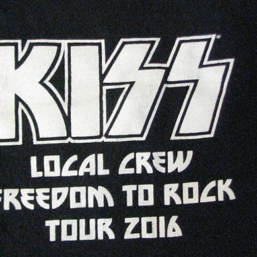 Kiss Local Crew Freedom to Rock Tour 2016 T-Shirt